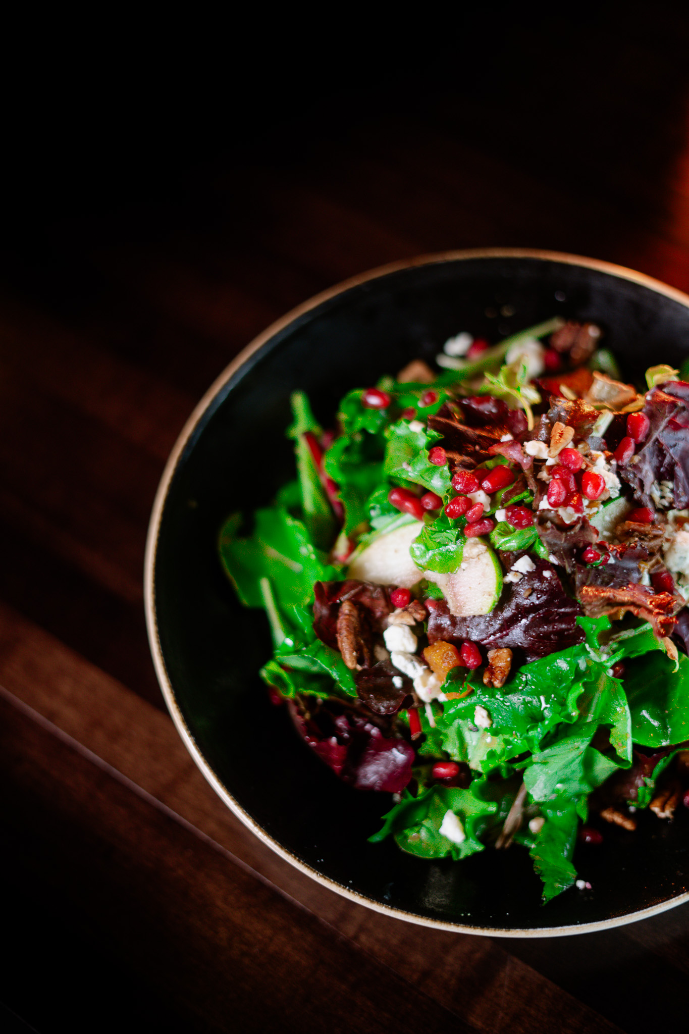 Market-driven salad at Nook Kitchen
